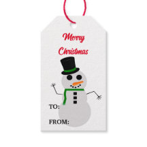 Etiqueta de presente congelada (Conjunto de 10)