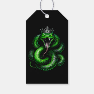 Etiqueta Para Presente Etiqueta de Presente Coroa de Cobra Rei