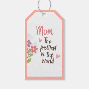 Etiqueta Para Presente Etiqueta de presente da mãe mais bonita - Dia de a