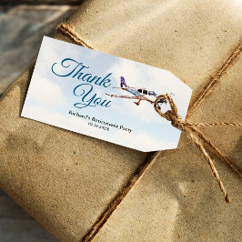 Etiqueta Para Presente Etiqueta de Presente da Parte de Aposentação com A