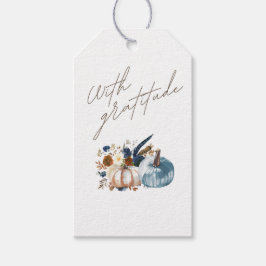 Etiqueta Para Presente Etiqueta de presente de ação de graças, Floral, Ab