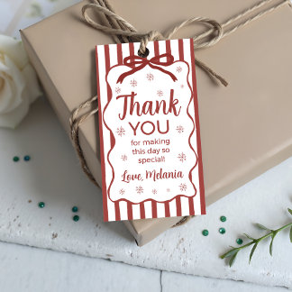 Etiqueta Para Presente Etiqueta de Presente de Aniversário de Inverno Ver