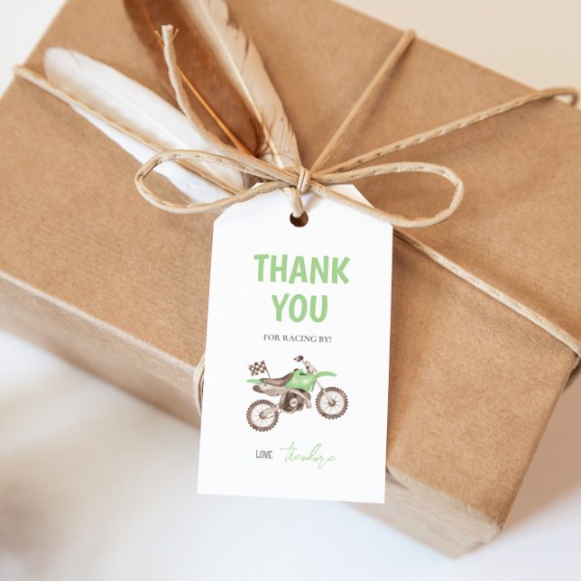 Etiqueta Para Presente Etiqueta de presente de aniversário de moto de ter (Criador carregado)