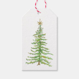 Etiqueta Para Presente Etiqueta de Presente de Árvore de Natal