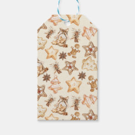 Etiqueta Para Presente Etiqueta de Presente de Biscoito de Natal