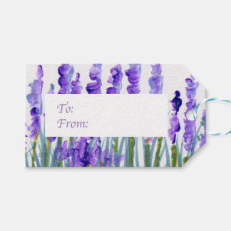 Etiqueta Para Presente Etiqueta de Presente de Campo de lavanda