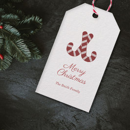 Etiqueta Para Presente Etiqueta de Presente de Cana de Natal