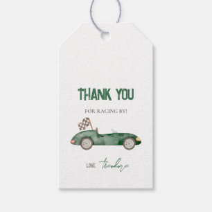 Etiqueta Para Presente Etiqueta de Presente de Carro de Corrida Retro Ver