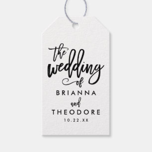 Etiqueta Para Presente Etiqueta de Presente de Casamento com Letra Chic M