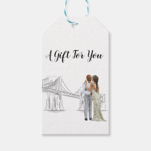 Etiqueta Para Presente Etiqueta de Presente de Casamento de Nova York