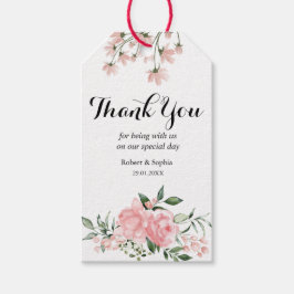 Etiqueta Para Presente Etiqueta de Presente de Casamento de Sangue Cor-de