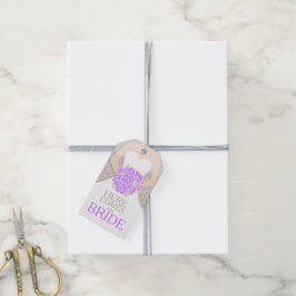 Etiqueta Para Presente etiqueta de presente de casamento do ensaio roxo c