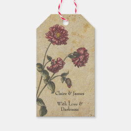 Etiqueta Para Presente Etiqueta de Presente de Casamento Gothic Romance –