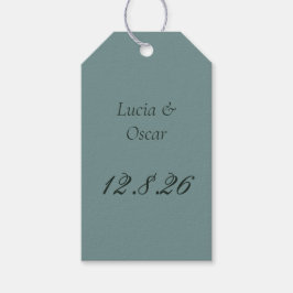 Etiqueta Para Presente Etiqueta de Presente de Casamento Juniper Rococo |