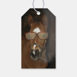 Etiqueta Para Presente Etiqueta de presente de charuto de cavalo humoríst