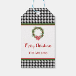 Etiqueta Para Presente Etiqueta de Presente de Feriado de Fronteira Hound