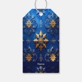 Etiqueta Para Presente Etiqueta de Presente de Feriado Decorativa Azul