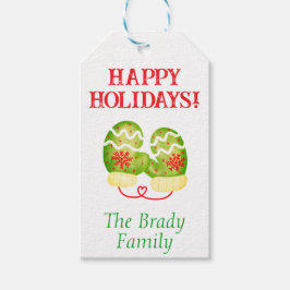 Etiqueta Para Presente Etiqueta de presente de feriado personalizado