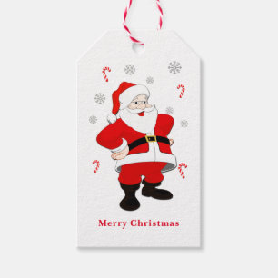 Etiqueta Para Presente Etiqueta de Presente de Férias do Papai Noel