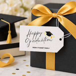 Etiqueta Para Presente Etiqueta de presente de formatura personalizável p