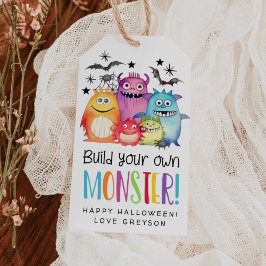 Etiqueta Para Presente Etiqueta de Presente de Halloween Monte Seu Própri