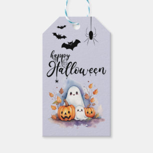 Etiqueta Para Presente Etiqueta de presente de Halloween Personalizável e