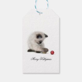 Etiqueta Para Presente etiqueta de presente de Kittymas feliz