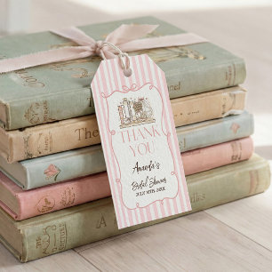 Etiqueta Para Presente Etiqueta de Presente de Livro de Histórias