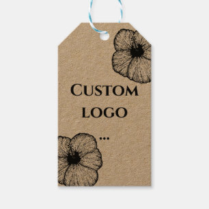 Etiqueta Para Presente Etiqueta de presente de logotipo personalizada, su