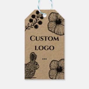 Etiqueta Para Presente Etiqueta de presente de logotipo personalizada, su