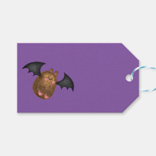 Etiqueta Para Presente Etiqueta de presente de morcegos fofinhos bonitos