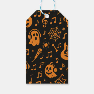 Etiqueta Para Presente etiqueta de presente de música de Halloween fofa