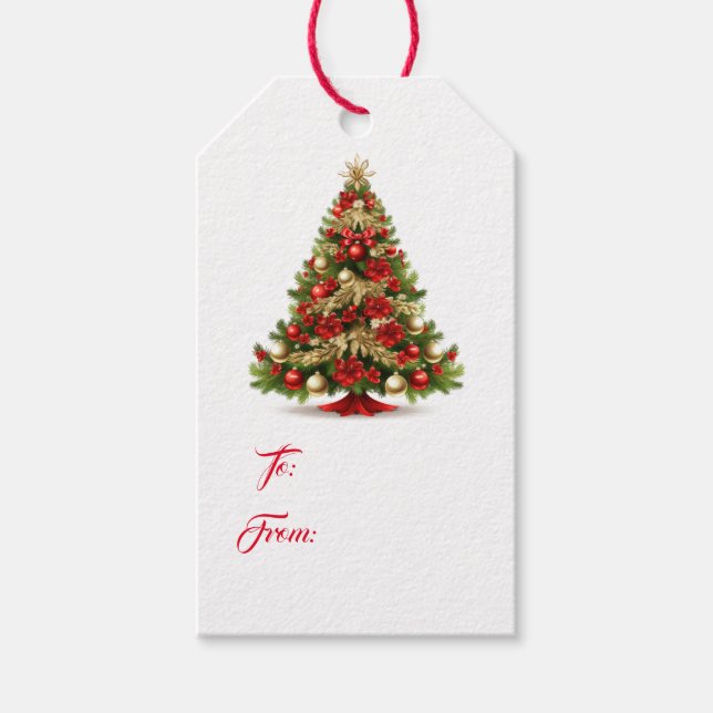 Etiqueta Para Presente Etiqueta de presente de Natal (Frente)