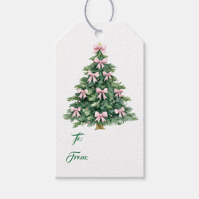 Etiqueta Para Presente Etiqueta de Presente de Natal (Frente)