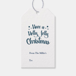 Etiqueta Para Presente Etiqueta de presente de Natal