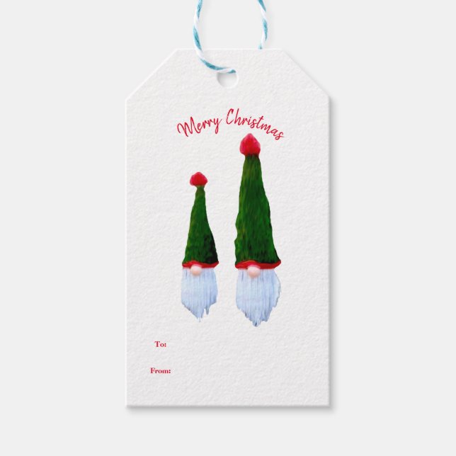 Etiqueta Para Presente Etiqueta de Presente de Natal (Frente)