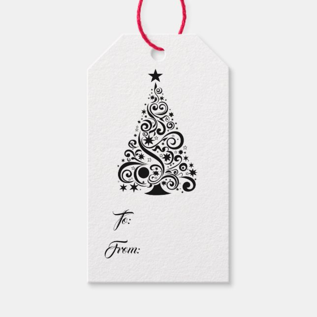 Etiqueta Para Presente Etiqueta de presente de Natal (Frente)