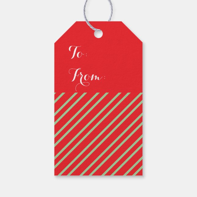 Etiqueta Para Presente Etiqueta de presente de Natal (Verso)