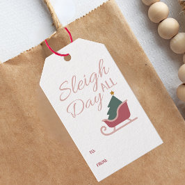 Etiqueta Para Presente Etiqueta de Presente de Natal Alegre Festiva