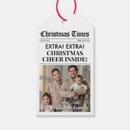Etiqueta Para Presente Etiqueta de Presente de Natal com Foto Personaliza