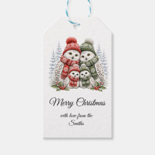 Etiqueta Para Presente Etiqueta de Presente de Natal com Nome de Família