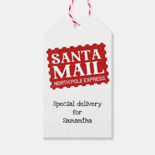 Etiqueta Para Presente Etiqueta de presente de Natal de entrega especial