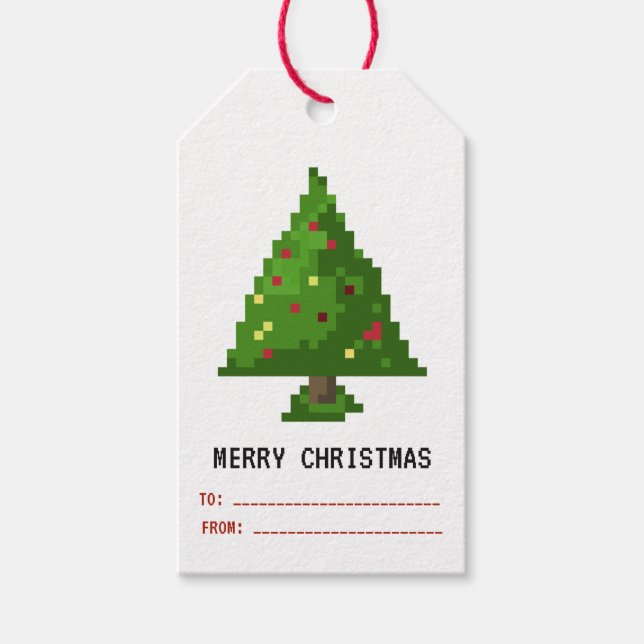 Etiqueta Para Presente Etiqueta de presente de Natal de Férias de Natal d (Frente)