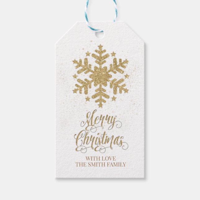 Etiqueta Para Presente Etiqueta de presente de Natal feliz, etiqueta de p (Frente)