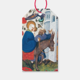 ETIQUETA PARA PRESENTE ETIQUETA DE PRESENTE DE NATAL MARY NO BURRO PINTUR