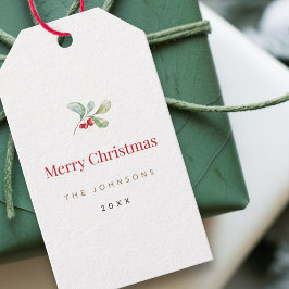 Etiqueta Para Presente Etiqueta de Presente de Natal Minimalista | Elegan