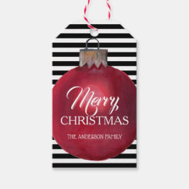 Etiqueta Para Presente Etiqueta de presente de Natal Moderno e Negrito