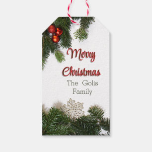 Etiqueta Para Presente Etiqueta de presente de Natal personalizada