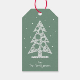 Etiqueta Para Presente Etiqueta de presente de Natal personalizada com ár