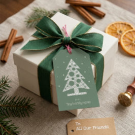 Etiqueta Para Presente Etiqueta de presente de Natal personalizada com ár